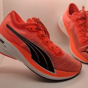 Puma Deviate Nitro Wns Run Shoe Lava Blast Size 8